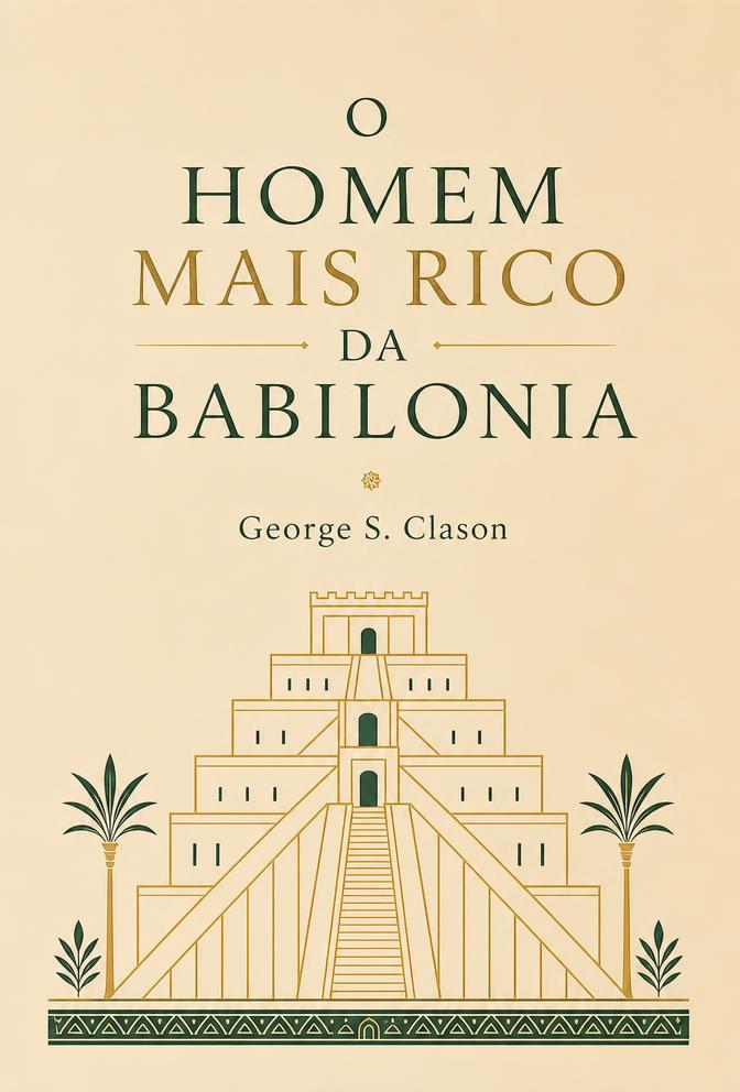 Capa ilustrativa do livro O Homem Mais Rico da Babilônia